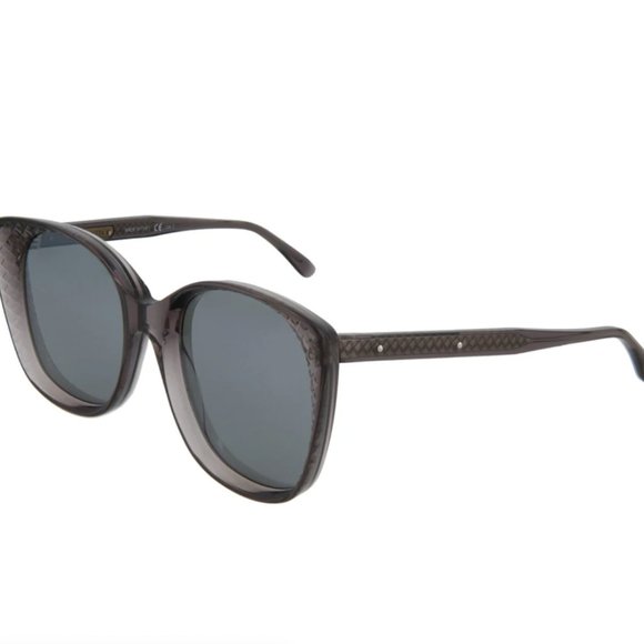 Bottega Veneta Women's Violet Grey Square Sunglasses!